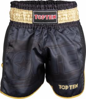 Pantaloni kickboxing   Power Ink  , Top Ten, Negru, XXL