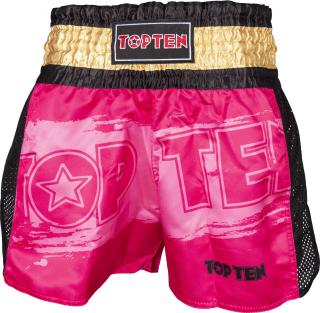 Pantaloni kickboxing   Power Ink  , Top Ten, Roz, XS