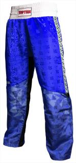 Pantaloni Kickboxing, Prism, Top Ten, Albastru, 130 cm