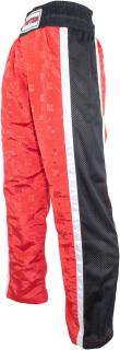 Pantaloni kickboxing , zMesh,   - rosu -negru, dimensiunea 130   130 cm, pentru copii