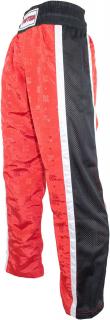 Pantaloni kickboxing , zMesh,   - rosu -negru, dimensiunea xxs   140 cm, pentru copii