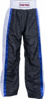 Pantaloni Kickboxing , zMesh,  , Top Ten, Negru-Alb, 150 cm