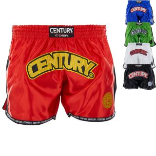 Pantaloni scurti C-GEAR K1 Muay Thai Competition, omologat WAKO, Century, Rosu Negru, M