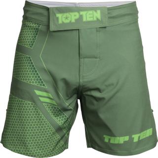 Pantaloni scurti MMA , zCombat,   - Verde, Dimensiune L