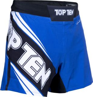 Pantaloni scurti MMA , zFight Team,  , Top Ten, Albastru, L