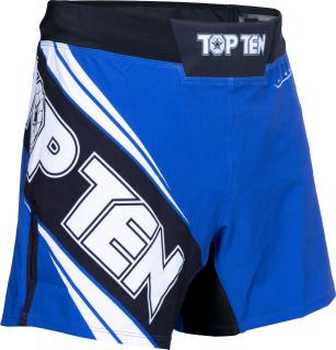 Pantaloni scurti MMA , zFight Team,  , Top Ten, Albastru, M