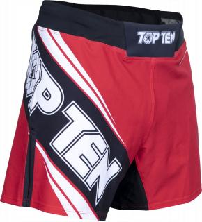 Pantaloni scurti MMA , zFight Team,  , Top Ten, Rosu, L