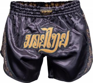 Pantaloni scurti Thaiboxing   Nong Han  , Top Ten, Negru, L