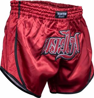 Pantaloni scurti Thaiboxing , œNong Han,   - rosu, marime XXL