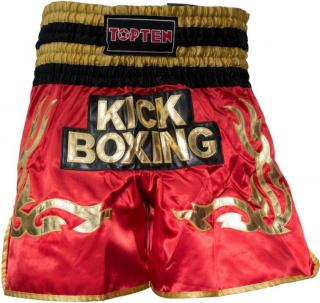 Pantaloni scurti   WAKO Kickboxing  , aprobat WAKO, Rosu, L