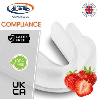Proteza dentara, Game Guard, Transparent, Seniori - aroma capsuni
