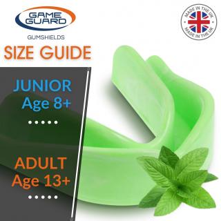 Proteza dentara, Game Guard, Verde, Junior - aroma menta