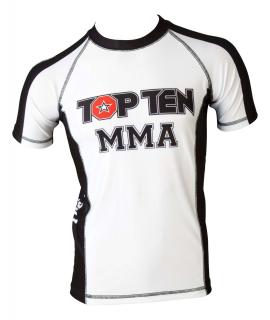 Rash Guard , œIt  s in the cage,   - short sleeve, white-black, size XXL