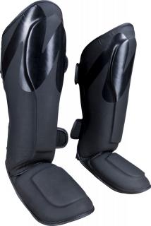 Shin and Instep Guard , œBlack n Black,   - black-black, size L