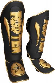 Shin- and Instep Guard , zStar Light, œ - size XS, black-gold