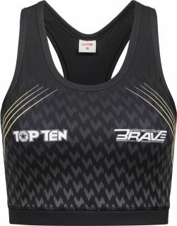 Sports Bra , œBRAVE Fight Night,   - black, size L