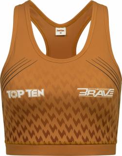 Sports Bra , œBRAVE Fight Night,   - brown, size L