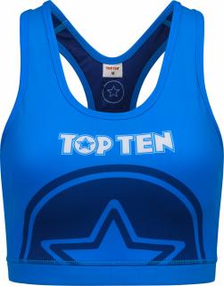 Sports-Bra , œWAKO,   - blue, size XL
