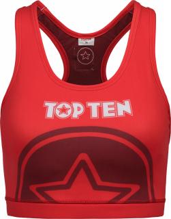 Sports-Bra , œWAKO,   - red, size XL
