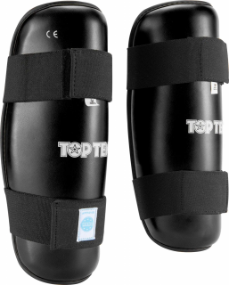 Tibiere Stilul Wako, Top Ten, omologate WAKO, negru, XL