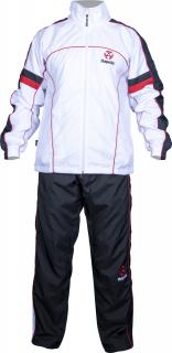 Tracksuit with black pants for Kids - size 128   128 cm, white-red