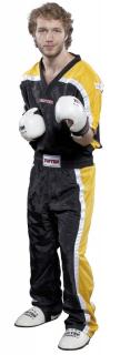 Tricou   Kickboxing Mesh  , Top Ten, Negru-Galben, L