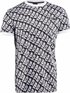 Tricou , œMonogram,   - Negru Alb, marime L