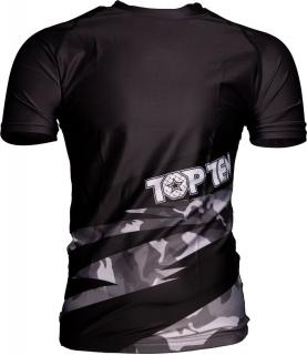 Tricou , œScratched,  , Top Ten, Negru, L