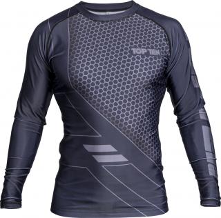 Tricou Rash Guard , œCOMBat,   , Top Ten, Negru, L