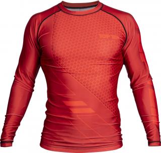 Tricou Rash Guard , œCOMBat,   , Top Ten, Rosu, L