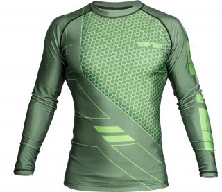 Tricou Rash Guard , œCOMBat,   , Top Ten, Verde, L