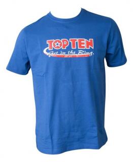 Tricou , zGet in the Ring, œ, Top Ten, Albastru, XS