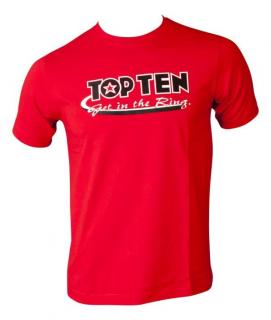 Tricou , zGet in the Ring, œ, Top Ten, Rosu, 2XL