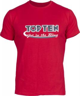 Tricou , zGet in the Ring, œ, Top Ten, Rosu, XS