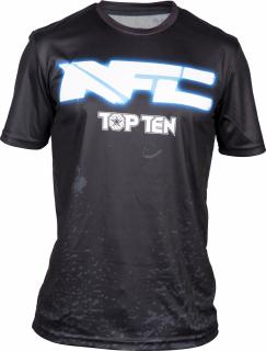 Tricou , zNFC Fight Night,  , Top Ten, MMA, Negru cu Albastru, marime L