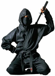 Uniforma ninja   Kendo   cu accesorii, Hayashi, Negru, 160cm