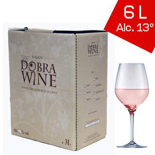 Vin Rose Demisec - Bag in box 6L