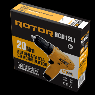 Autofiletanta cu acumulator RCD12Li Rotor