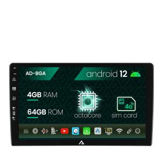 Navigatie All-in-one Universala, Android 13, A-Octacore   4GB RAM + 64GB ROM, 9 Inch - AD-BGA9004