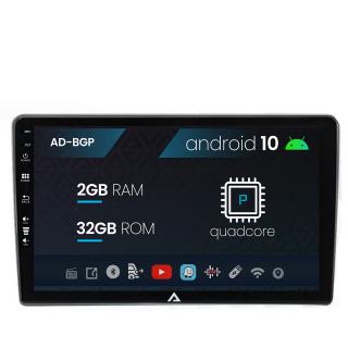 Navigatie Audi A4(B6 B7)   Seat Exeo, Android 10, P-Quadcore   2GB RAM + 32GB ROM, 9 Inch - AD-BGP9002+AD-BGRKIT425