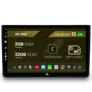 Navigatie Audi A4(B6 B7)   Seat Exeo, Android 12, E-Octacore   2GB RAM + 32GB ROM, 9 Inch - AD-BGE9002+AD-BGRKIT425