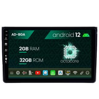 Navigatie Audi A4(B6 B7)   Seat Exeo, Android 13, A-Octacore   2GB RAM + 32GB ROM, 9 Inch - AD-BGA9002+AD-BGRKIT425