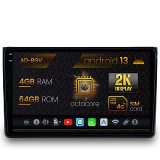 Navigatie Audi A4(B6 B7)   SEAT EXEO, Android 13, V-Octacore   4GB RAM + 64GB ROM, 9.5 Inch - AD-BGV9004+AD-BGRKIT425