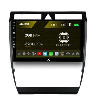 Navigatie Audi A6 (1999-2004), Android 11, E-Quadcore   2GB RAM + 32GB ROM, 9 Inch - AD-BGE9002+AD-BGRKIT429