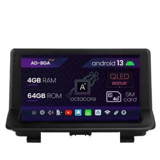 Navigatie Audi Q3 (2011-2018), Android 13, A-Octacore   4GB RAM + 64GB ROM, 9 Inch - AD-BGA9004+AD-BGRKIT427