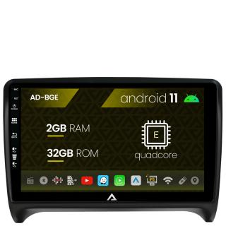 Navigatie Audi TT, Android 11, E-Quadcore   2GB RAM + 32GB ROM, 9 Inch - AD-BGE9002+AD-BGRKIT426