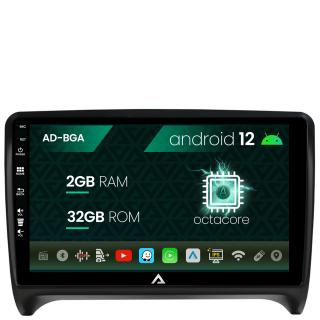 Navigatie Audi TT, Android 13, A-Octacore   2GB RAM + 32GB ROM, 9 Inch - AD-BGA9002+AD-BGRKIT426