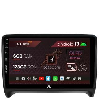 Navigatie Audi TT, Android 13, B-Octacore   6GB RAM + 128GB ROM, 9 Inch - AD-BGB9006+AD-BGRKIT426