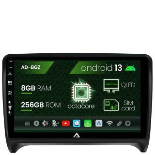 Navigatie Audi TT, Android 13, Z-Octacore   8GB RAM + 256GB ROM, 9 Inch - AD-BGZ9008+AD-BGRKIT426