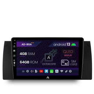 Navigatie BMW E39 E53 E38, Android 13, A-Octacore   4GB RAM + 64GB ROM, 9 Inch - AD-BGA9004+AD-BGRKIT396